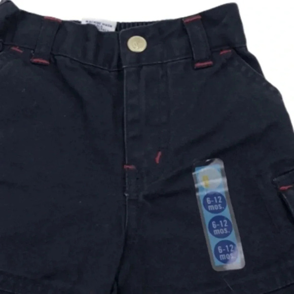 GYMBOREE NWT BABY BOYS NAVY SHORTS BOTTOMS SUMMER CASUAL BLUE SIZE 6 9 12 MTHS - Picture 2 of 8